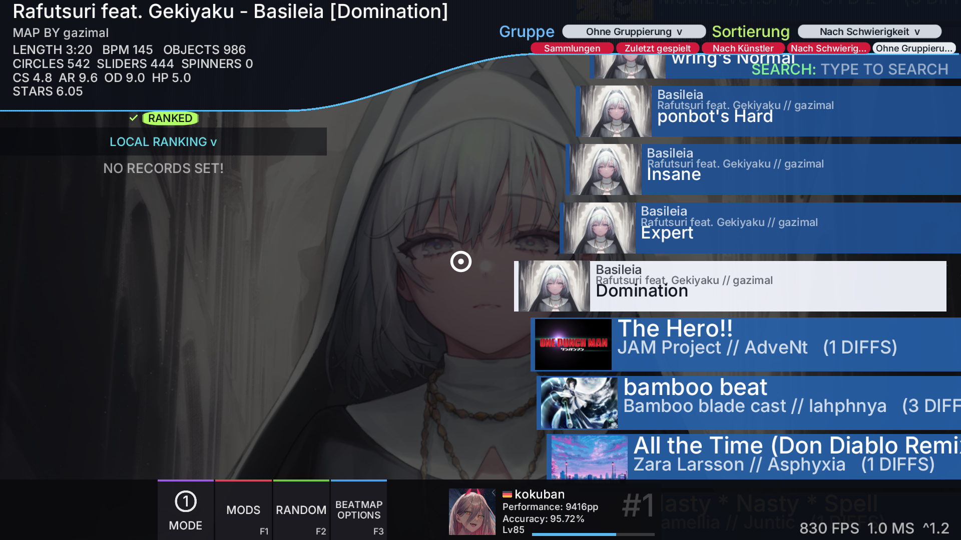 bliss Song Select